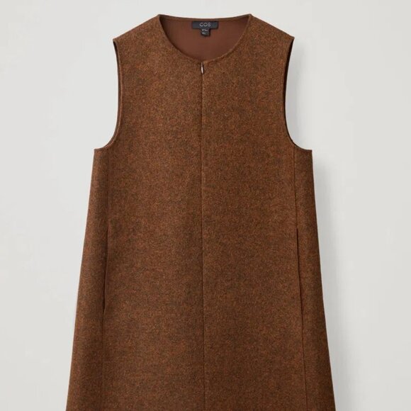 Cos Wool-Micro Vest Dress - Picture 2 of 7